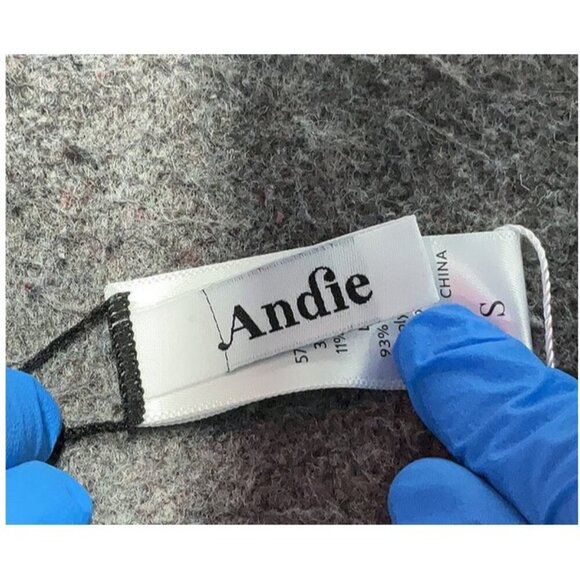 Andie Swim Top Bandeau The Scala Top In Snakeskin Size Small Summer Pool Swim - Picture 4 of 9